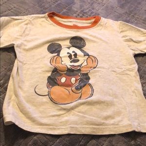 3 Mickey Mouse tee shirts 4T